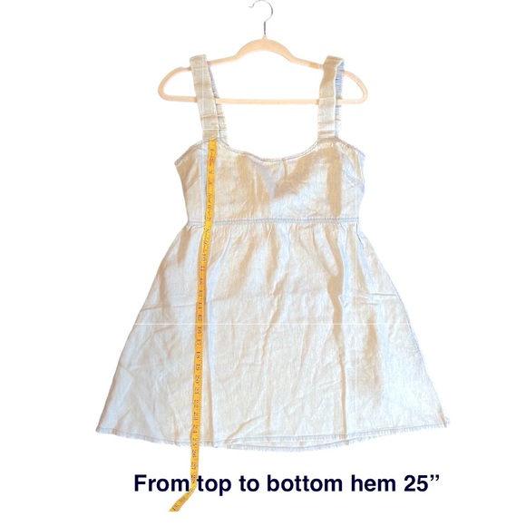 NWT Show Your MUMU. Tana Babydoll Dress in Shore Chambray. Size Large - Picture 8 of 15